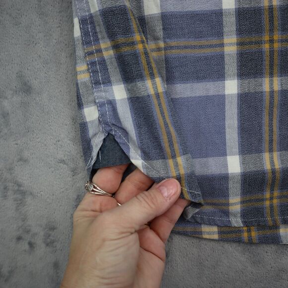 Outpost Makers Shirt Mens S Multicolor Long Sleeve Button Down Collar Plaid - Picture 13 of 16